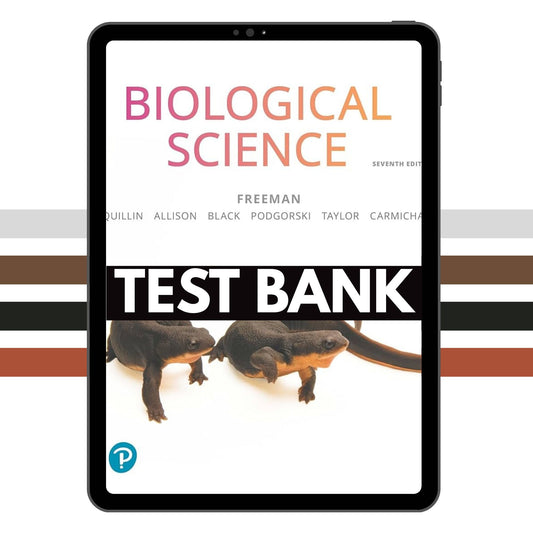 Test Bank for Biological Science 7th Edition